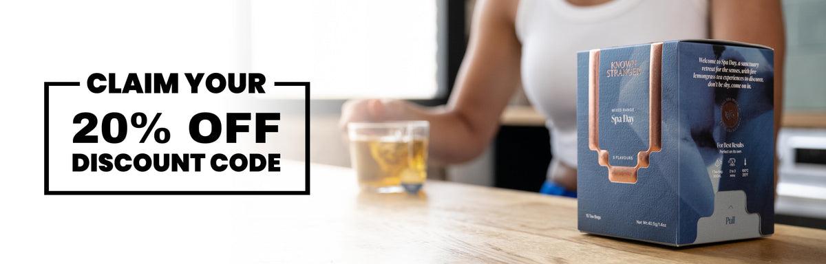 Tea Box 20% Discount Offer – Known Stranger